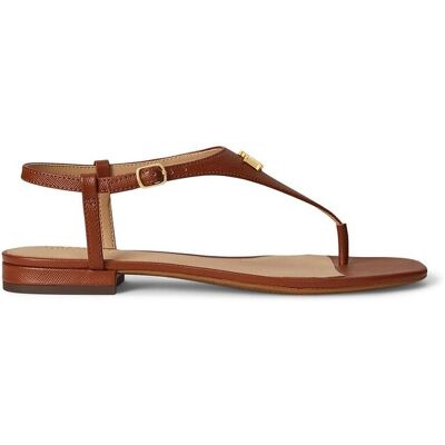 LAUREN RALPH LAUREN Sandalias de piel planas con tiras. Color LAUREN RALPH LAUREN Sandalias de piel planas con tiras. Color