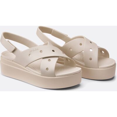 Crocs Sandalias de cuña Brooklyn 4U Cross. Color Crocs Sandalias de cuña Brooklyn 4U Cross. Color