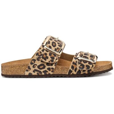 Geox Mules Brionia con hebilla grande. Color Geox Mules Brionia con hebilla grande. Color