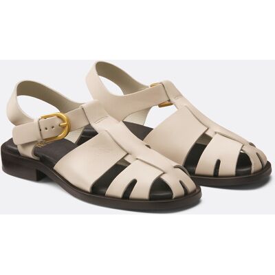La Redoute Sandalias cerradas de piel. Talla 39. Color La Redoute Sandalias cerradas de piel. Talla 39. Color