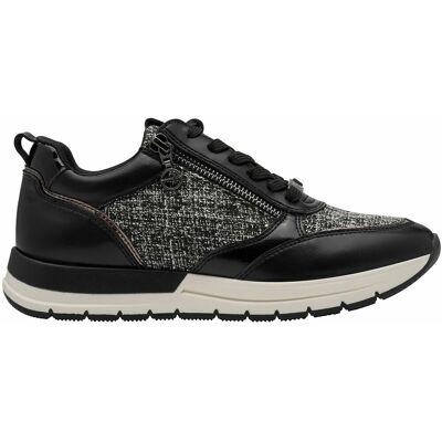 TAMARIS Zapatillas con cremalleras y cordones. Color TAMARIS Zapatillas con cremalleras y cordones. Color