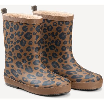 La Redoute Botas de lluvia forradas animal print. Talla 35. Color La Redoute Botas de lluvia forradas animal print. Talla 35. Color