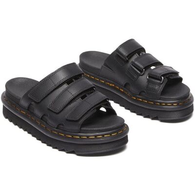 DR. MARTENS Mules de piel Athena Rain Slide. Color DR. MARTENS Mules de piel Athena Rain Slide. Color