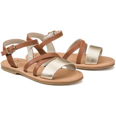 La Redoute Sandalias con bridas bicolor. Talla 32. Color La Redoute Sandalias con bridas bicolor. Talla 32. Color