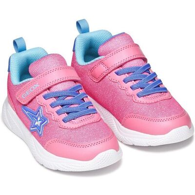 Geox Zapatillas con cordones elástics SPRINTYE. Color Geox Zapatillas con cordones elástics SPRINTYE. Color