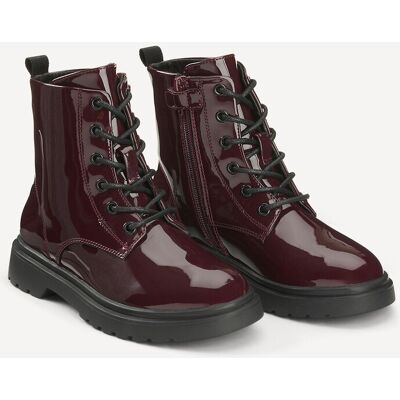 La Redoute Botas de charol con cordones. Talla 35. Color La Redoute Botas de charol con cordones. Talla 35. Color