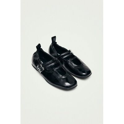 ALOHAS Bailarinas de piel estilo babies Anne. Color ALOHAS Bailarinas de piel estilo babies Anne. Color