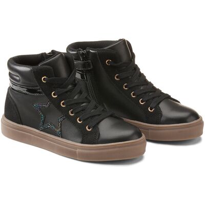La Redoute Zapatillas altas con cremallera y cordones. Talla 28. Color La Redoute Zapatillas altas con cremallera y cordones. Talla 28. Color