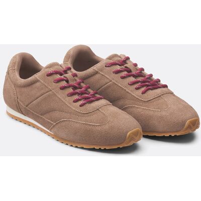 La Redoute Zapatillas de piel aterciopelada. Talla 42. Color La Redoute Zapatillas de piel aterciopelada. Talla 42. Color