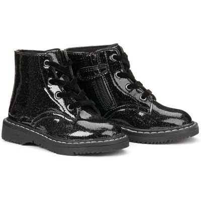 La Redoute Botines con lentejuelas con cremallera y cordones. Talla 21. Color La Redoute Botines con lentejuelas con cremallera y cordones. Talla 21. Color
