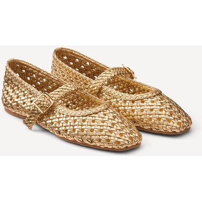 La Redoute Bailarinas estilo merceditas trenzadas. Talla 33. Color La Redoute Bailarinas estilo merceditas trenzadas. Talla 33. Color