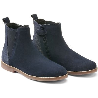 La Redoute Botas chelsea con cremalleras de piel. Talla 35. Color La Redoute Botas chelsea con cremalleras de piel. Talla 35. Color