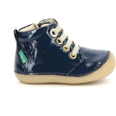 Kickers Botines de piel con cordones Sonizip. Color Kickers Botines de piel con cordones Sonizip. Color