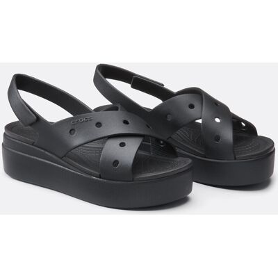 Crocs Sandalias de cuña Brooklyn 4U Cross. Color Crocs Sandalias de cuña Brooklyn 4U Cross. Color