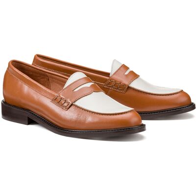 La Redoute Mocasines de piel bicolor. Talla 42. Color La Redoute Mocasines de piel bicolor. Talla 42. Color