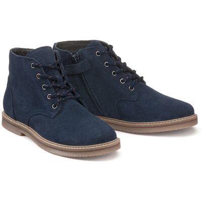 La Redoute Botas de piel con cremallera y cordones. Talla 26. Color La Redoute Botas de piel con cremallera y cordones. Talla 26. Color