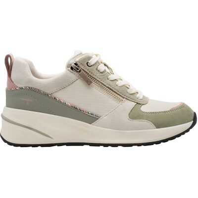 TAMARIS Zapatillas con cuña y cremallera. Color TAMARIS Zapatillas con cuña y cremallera. Color