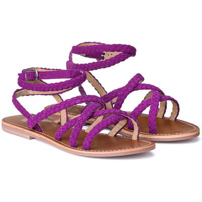 La Redoute Sandalias trenzadas de piel, Signatures. Talla 40. Color La Redoute Sandalias trenzadas de piel, Signatures. Talla 40. Color