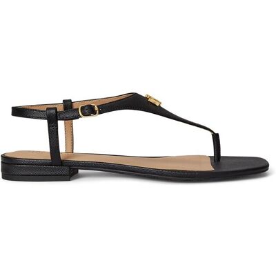 LAUREN RALPH LAUREN Sandalias de piel planas con tiras. Color LAUREN RALPH LAUREN Sandalias de piel planas con tiras. Color