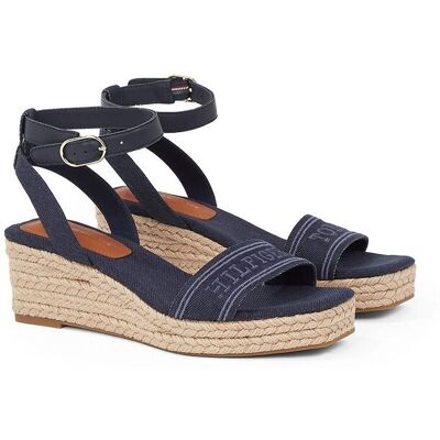 Tommy Hilfiger Sandalias con tacón de cuña. Color Tommy Hilfiger Sandalias con tacón de cuña. Color