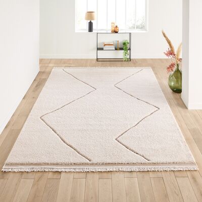 LA REDOUTE INTERIEURS Alfombra Effie Beige - Alfombra LA REDOUTE INTERIEURS Alfombra Effie Beige - Alfombra