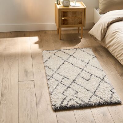 La Redoute Alfombra de cama estilo bereber, Rabisco. Talla 60 x 110 cm. Color La Redoute Alfombra de cama estilo bereber, Rabisco. Talla 60 x 110 cm. Color