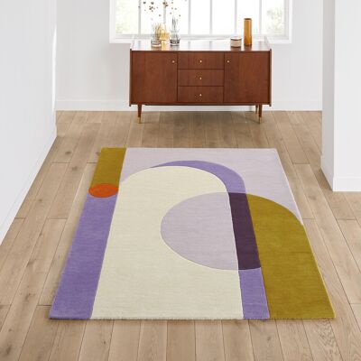 Alfombra de lana Egia de La Redoute Interieurs - Diseño artístico multicolor Alfombra de lana Egia de La Redoute Interieurs - Diseño artístico multicolor