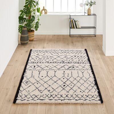 La Redoute Interieurs - Afaw - Negro/Blanco - Rug La Redoute Interieurs - Afaw - Negro/Blanco - Rug