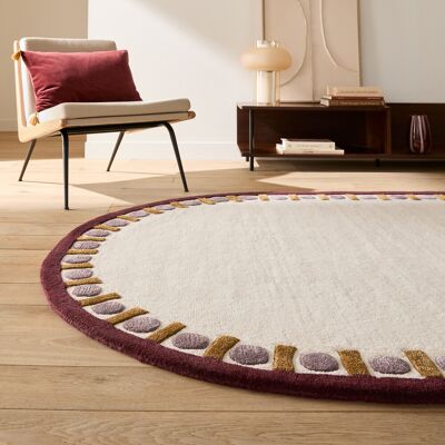 La Redoute Alfombra ovalada, 87% lana, VLADA. Talla 160 x 230 cm. Color La Redoute Alfombra ovalada, 87% lana, VLADA. Talla 160 x 230 cm. Color