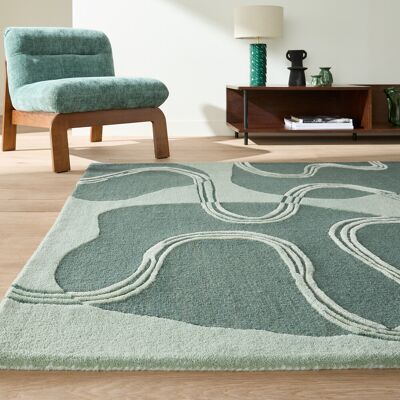 La Redoute Alfombra en 77% lana, NOTTON. Talla 160 x 230 cm. Color La Redoute Alfombra en 77% lana, NOTTON. Talla 160 x 230 cm. Color