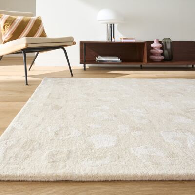 La Redoute Alfombra 65% lana, estampado leopardo, THELMA. Talla 200 x 290 cm. Color La Redoute Alfombra 65% lana, estampado leopardo, THELMA. Talla 200 x 290 cm. Color