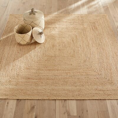 Alfombra de yute beige tejida a mano - Am.pm Alfombra de yute beige tejida a mano - Am.pm