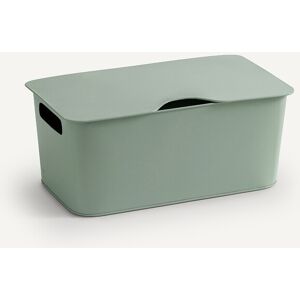 Contenedor de almacenamiento verde Am.pm con esquinas redondeadas - Contenedor Contenedor de almacenamiento verde Am.pm con esquinas redondeadas - Contenedor