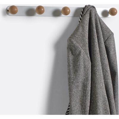 LA REDOUTE INTERIEURS Perchero de pared AGAMA - 5 soportes Blanco LA REDOUTE INTERIEURS Perchero de pared AGAMA - 5 soportes Blanco