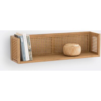 LA REDOUTE INTERIEURS Estante de pared Waska - Roble Ratán Escandinavo LA REDOUTE INTERIEURS Estante de pared Waska - Roble Ratán Escandinavo