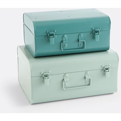 La Redoute INTERIEURS Lote De 2 Cajas De Chapa, Masa. Talla talla única. Color La Redoute INTERIEURS Lote De 2 Cajas De Chapa, Masa. Talla talla única. Color