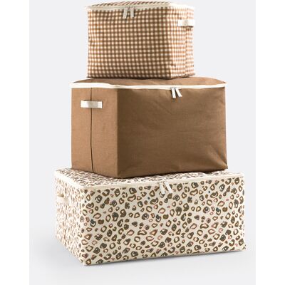 Contenedores de almacenamiento Beige La Redoute Intérieurs - Pack de 3 Contenedores de almacenamiento Beige La Redoute Intérieurs - Pack de 3