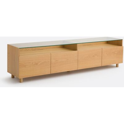 La Redoute INTERIEURS Mueble De TV Hifi XL, 4 Puertas, Tablero De Vidrio, WALOR. Talla talla única. Color La Redoute INTERIEURS Mueble De TV Hifi XL, 4 Puertas, Tablero De Vidrio, WALOR. Talla talla única. Color
