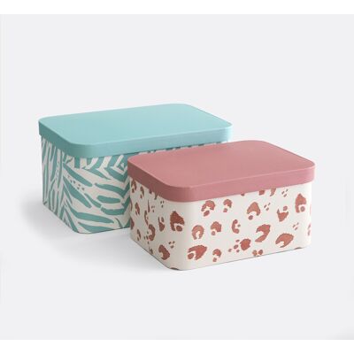 La Redoute INTERIEURS Lote De 2 Cajas Nido Con Tapa, JAVAD. Talla talla única. Color La Redoute INTERIEURS Lote De 2 Cajas Nido Con Tapa, JAVAD. Talla talla única. Color