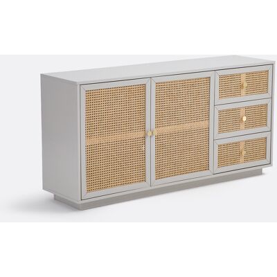 La Redoute Intérieurs Aparador - 2 Puertas 3 Cajones - Gris La Redoute Intérieurs Aparador - 2 Puertas 3 Cajones - Gris