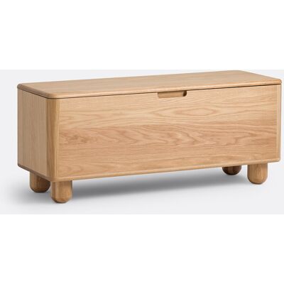 La Redoute INTERIEURS Banco/baúl De Roble Y Chapa De Madera, Piero. Talla talla única. Color La Redoute INTERIEURS Banco/baúl De Roble Y Chapa De Madera, Piero. Talla talla única. Color