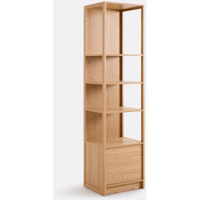 La Redoute INTERIEURS Librería De Chapa De Roble Con 1 Puerta, SENSSIA. Talla talla única. Color La Redoute INTERIEURS Librería De Chapa De Roble Con 1 Puerta, SENSSIA. Talla talla única. Color