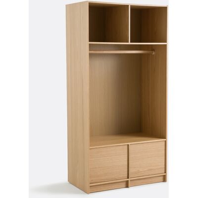 La Redoute INTERIEURS Vestidor Modular De Chapa De Roble Ancho 100 Cm, SENSSIA. Talla talla única. Color La Redoute INTERIEURS Vestidor Modular De Chapa De Roble Ancho 100 Cm, SENSSIA. Talla talla única. Color