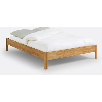 Cama Zulda de roble macizo - La Redoute Interieurs, 140x190/160x200 cm Cama Zulda de roble macizo - La Redoute Interieurs, 140x190/160x200 cm