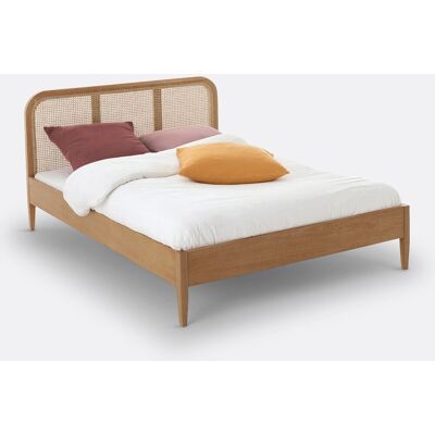 LA REDOUTE INTERIEURS Cama Madara - Estilo Retro, Varias Medidas, Roble Natural LA REDOUTE INTERIEURS Cama Madara - Estilo Retro, Varias Medidas, Roble Natural