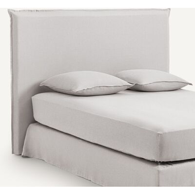 Funda cabecero Sandor - Lino lavado, Gris, 135cm Funda cabecero Sandor - Lino lavado, Gris, 135cm