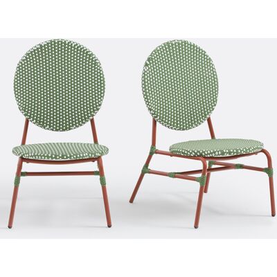 Sillas de jardín La Redoute Intérieurs Matu - Ratán de resina resistente a la intemperie Sillas de jardín La Redoute Intérieurs Matu - Ratán de resina resistente a la intemperie