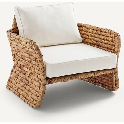 Sillón de jardín Galbo de AM.PM Jacinto de agua Natural - Muebles de jardín Sillón de jardín Galbo de AM.PM Jacinto de agua Natural - Muebles de jardín