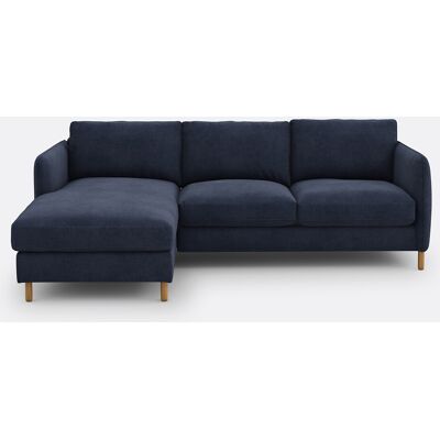 LA REDOUTE INTERIEURS Sofá cama Loméo - Esquina izquierda - Azul LA REDOUTE INTERIEURS Sofá cama Loméo - Esquina izquierda - Azul