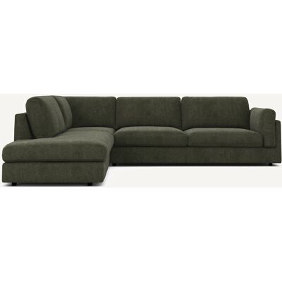 AM.PM Sofá cama con chaise longue angular en viscosa poliéster, CÉSAR. Color AM.PM Sofá cama con chaise longue angular en viscosa poliéster, CÉSAR. Color